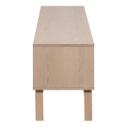 Linley 2 Door TV Unit in White Oak – image 3