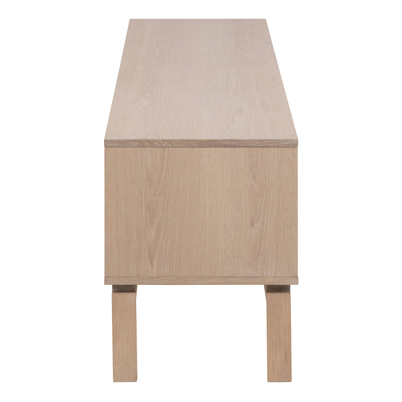 Linley 2 Door TV Unit in White Oak – image 3