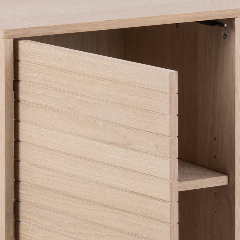 Linley 3 Door Sideboard in White Oak – image 8