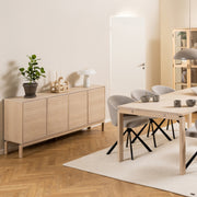 Linley 4 Door Sideboard in White Oak – image 5