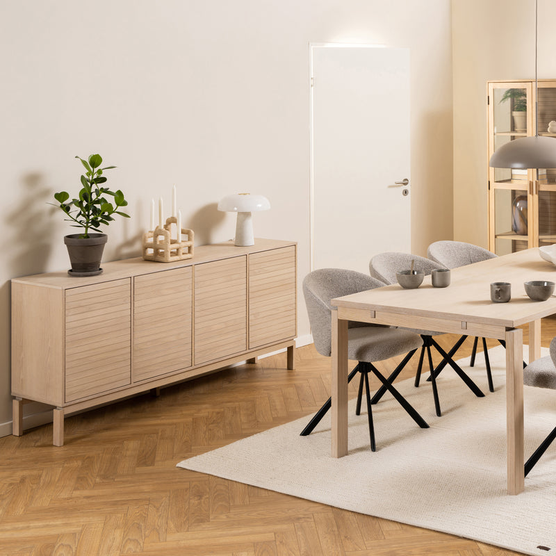 Linley 4 Door Sideboard in White Oak – image 5