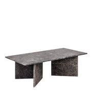 Vega Rectangular Coffee Table with Top – Marron – image 1