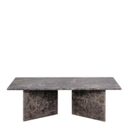 Vega Rectangular Coffee Table with Top – Marron – image 2