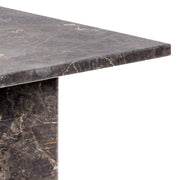 Vega Rectangular Coffee Table with Top – Marron – image 5