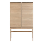 Linley Cabinet with 2 Doors and 4 Shelves in White Oak – image 2