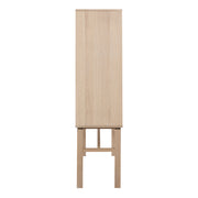 Linley Cabinet with 2 Doors and 4 Shelves in White Oak – image 3
