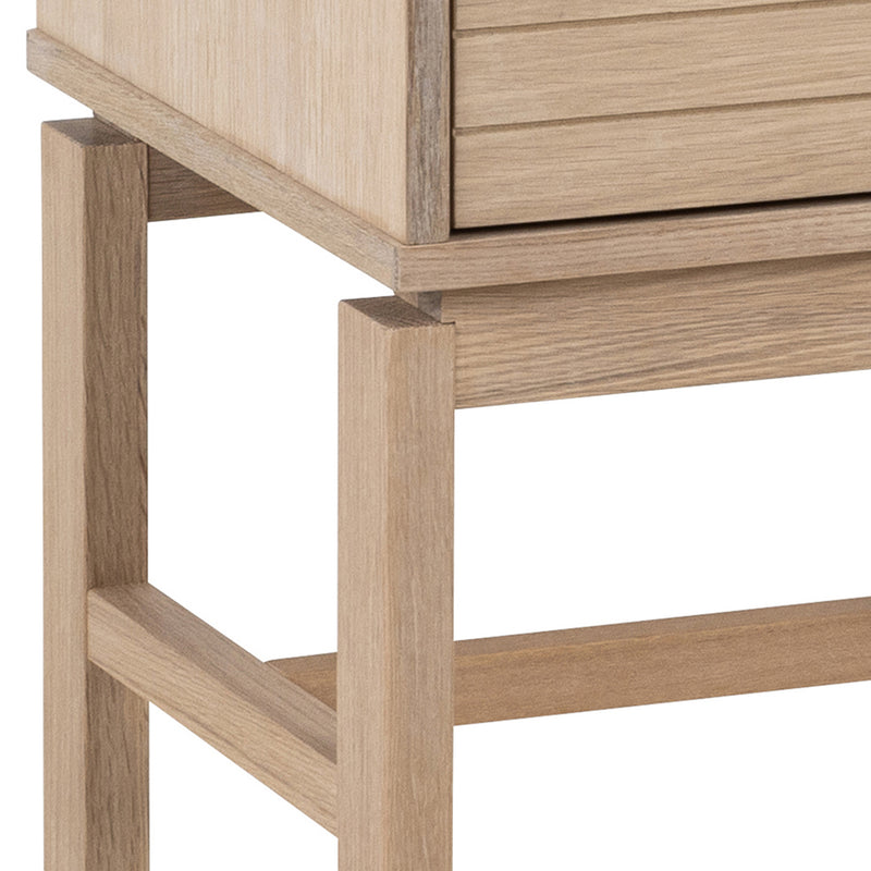 Linley Cabinet with 2 Doors and 4 Shelves in White Oak – image 8