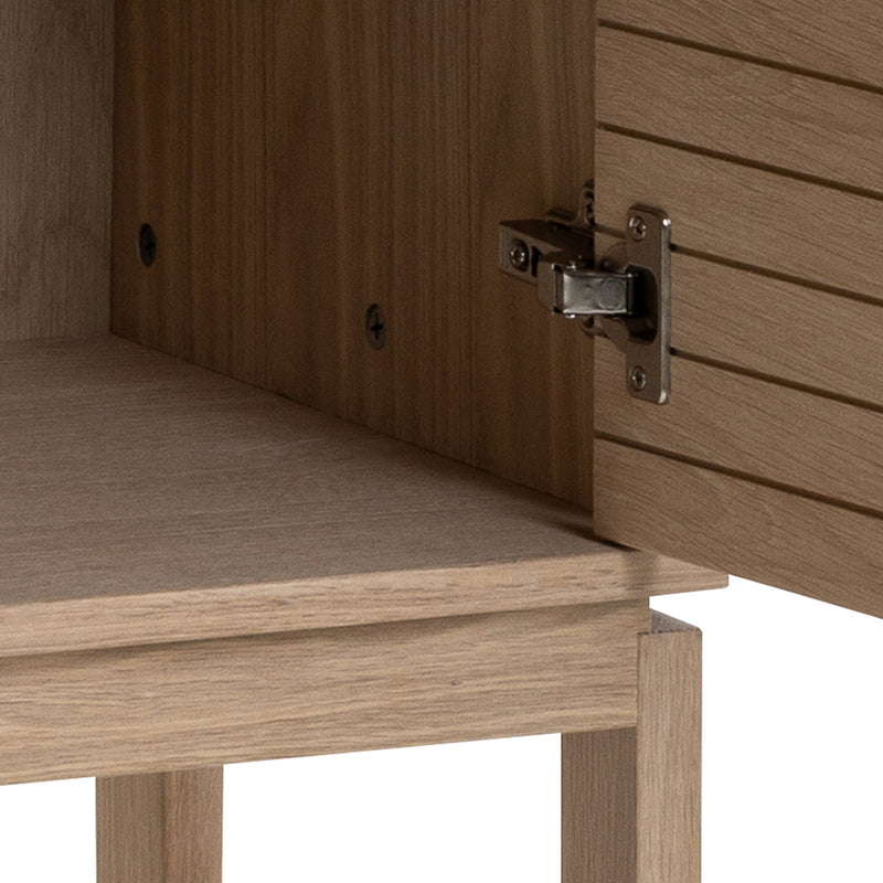 Linley Cabinet with 2 Doors and 4 Shelves in White Oak – image 9