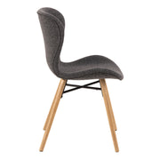 Batilda Dining Chair Set of 2 – Grey & Oak – image 3