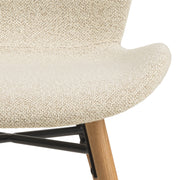 Batilda Dining Chair Set of 2 – Cream & Oak – image 7