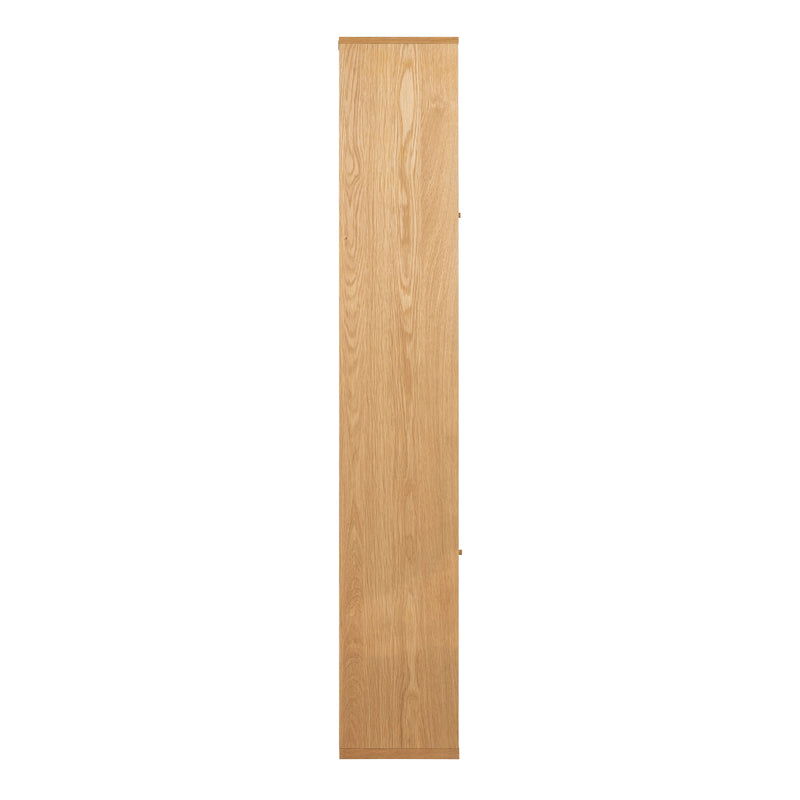 Rangoon 3 Door Large Bookcase in Oak – image 3