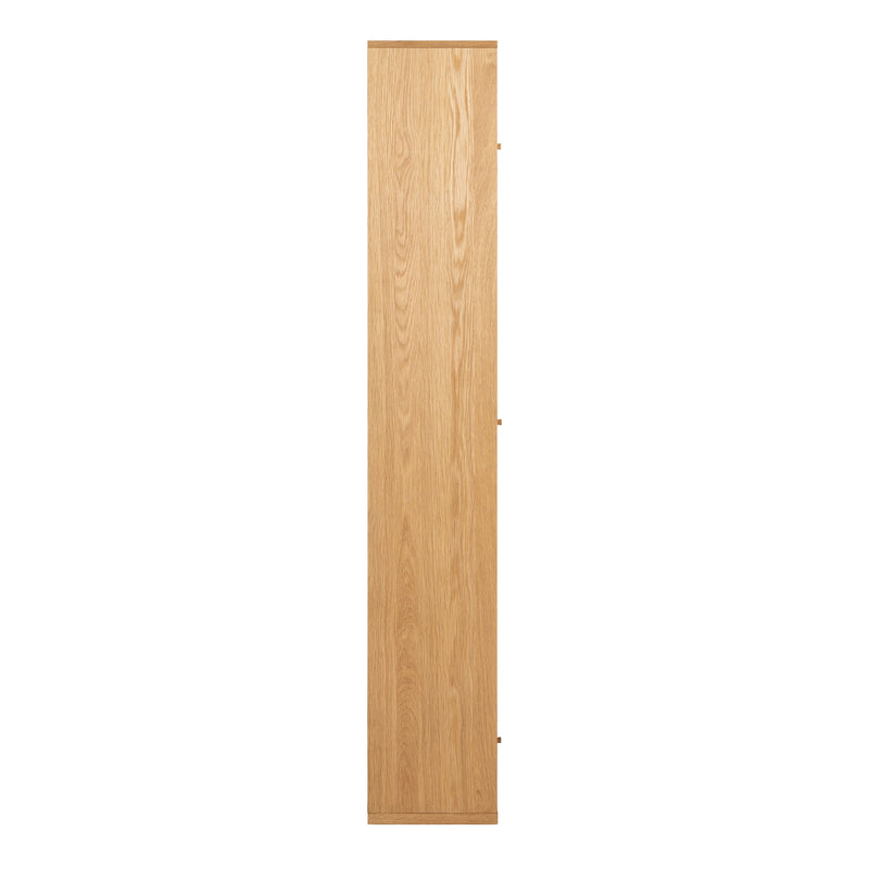 Rangoon 3 Door Bookcase in Oak – image 3