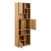 Rangoon 3 Door Bookcase in Oak – image 4