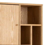 Rangoon 3 Door Bookcase in Oak – image 7