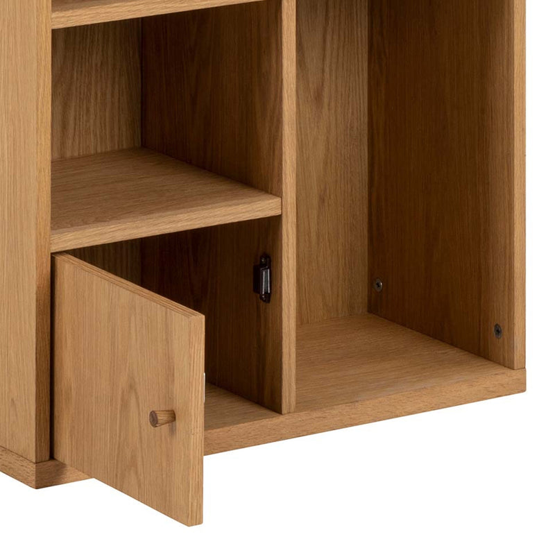 Rangoon 3 Door Bookcase in Oak – image 8