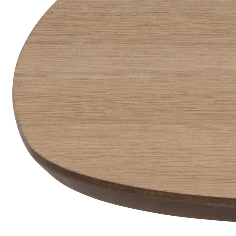 Caracas Square Coffee Table in Oak and Matt Black – image 5