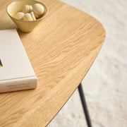 Caracas Rectangular Coffee Table in Oak and Matt Black – image 4