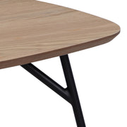 Caracas Rectangular Coffee Table in Oak and Matt Black – image 6