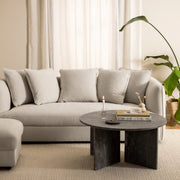 Vega Round Coffee Table with Top – Marron – image 3
