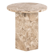 Naxos Round Side Table – Brown – image 1