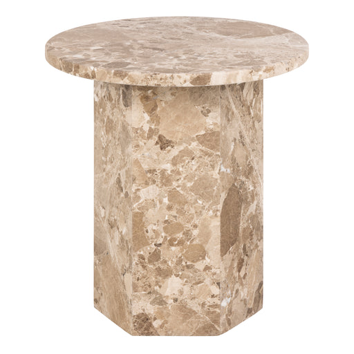 Naxos Round Side Table – Brown – image 2