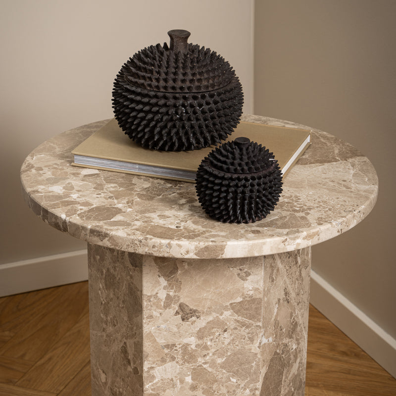 Naxos Round Side Table – Brown – image 4