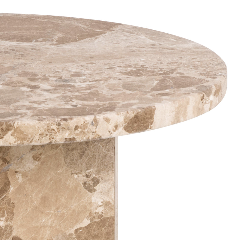 Naxos Round Side Table – Brown – image 6