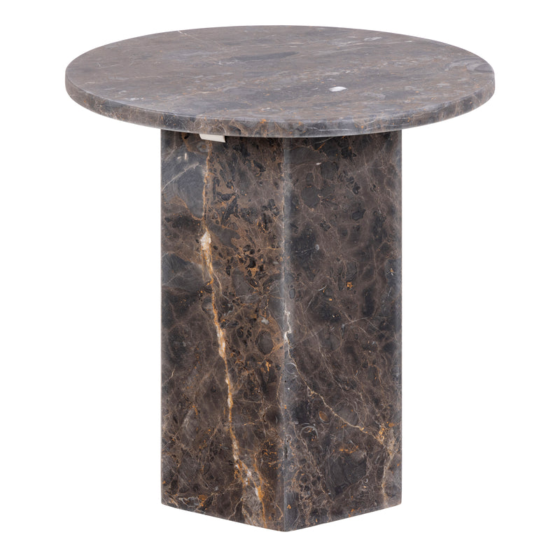 Naxos Round Side Table – Marron – image 1