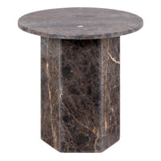 Naxos Round Side Table – Marron – image 2