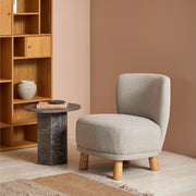 Naxos Round Side Table – Marron – image 3