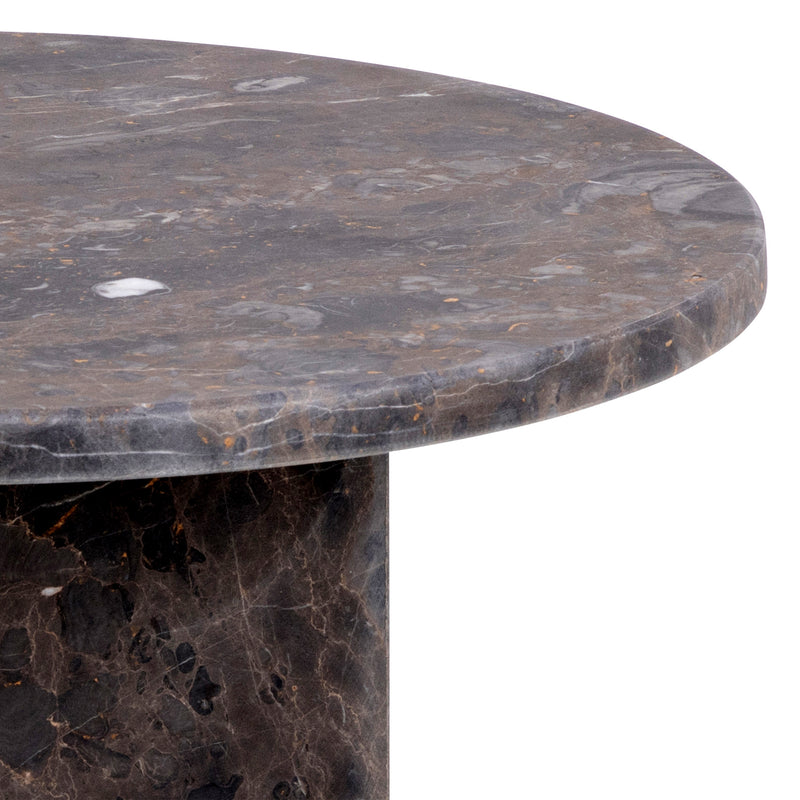 Naxos Round Side Table – Marron – image 5