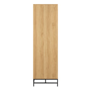 Albany Wardrobe 4 Doors in Black/Oak – image 3