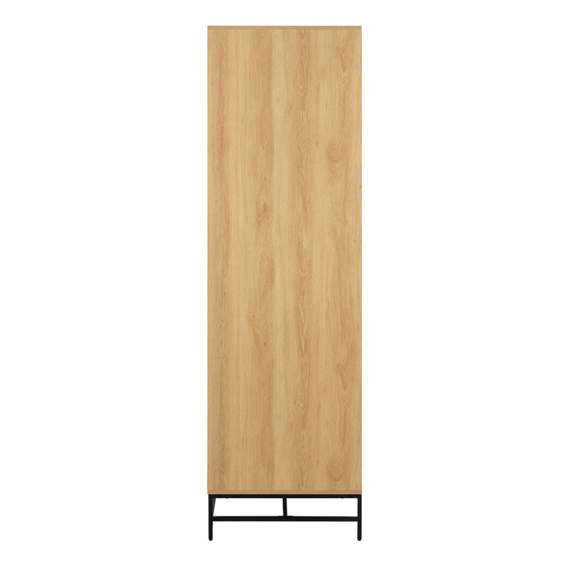 Albany Wardrobe 4 Doors in Black/Oak – image 3