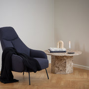Naxos Round Coffee Table in Brown Marble – image 4