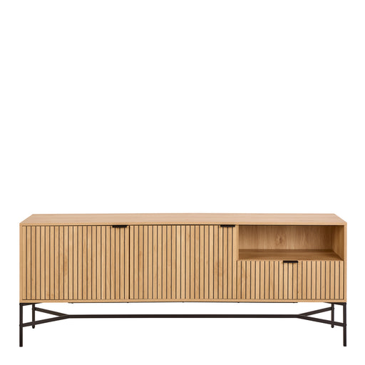 Jaipur Sideboard With 2 Doors and 2 Shelves in Oak – image 2