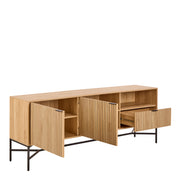 Jaipur Sideboard With 2 Doors and 2 Shelves in Oak – image 3