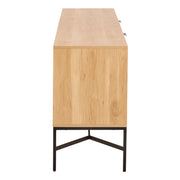 Jaipur Sideboard With 2 Doors and 2 Shelves in Oak – image 4