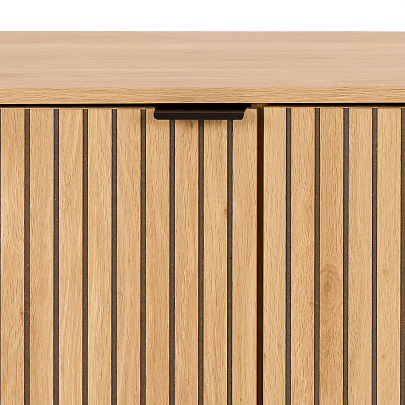 Jaipur Sideboard With 2 Doors and 2 Shelves in Oak – image 6