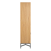 Jaipur Display Cabinet With 4 doors and 6 Shelves in Wild Oak – image 3