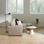 Soli Round Coffee Table in Oak/Grey 85x40cm – image 3