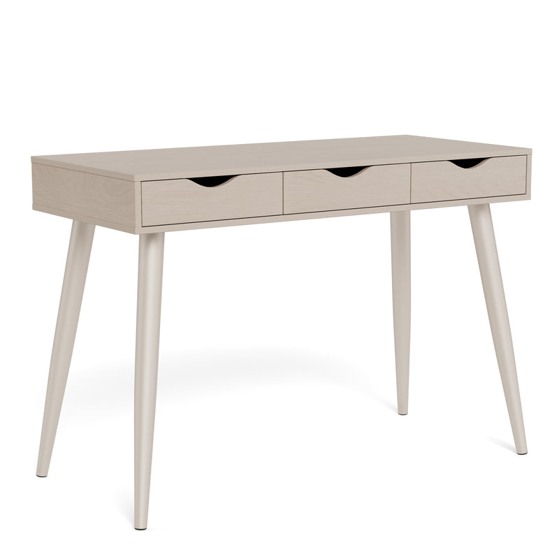 Neptun Office Desk with 3 Drawers in Grey – image 1