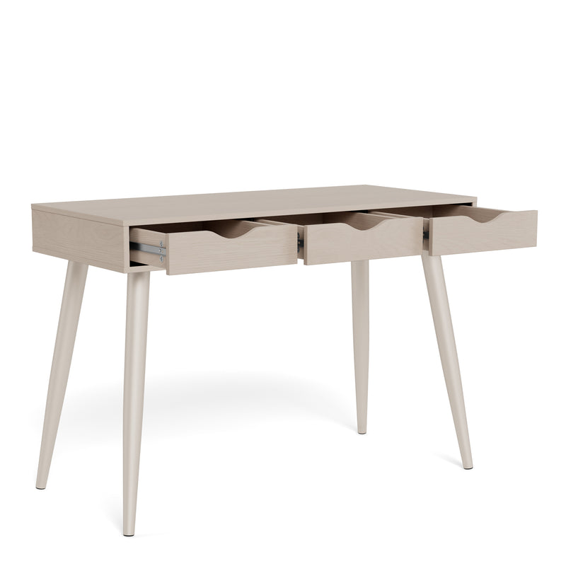 Neptun Office Desk with 3 Drawers in Grey – image 6