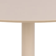 Ibiza Round Beige Dining Table with 4 Ella Swivel Cream Dining Chair – image 6
