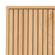 Jaipur Cabinet 2 Doors 3 Shelves With Oak Lamella Front – image 6