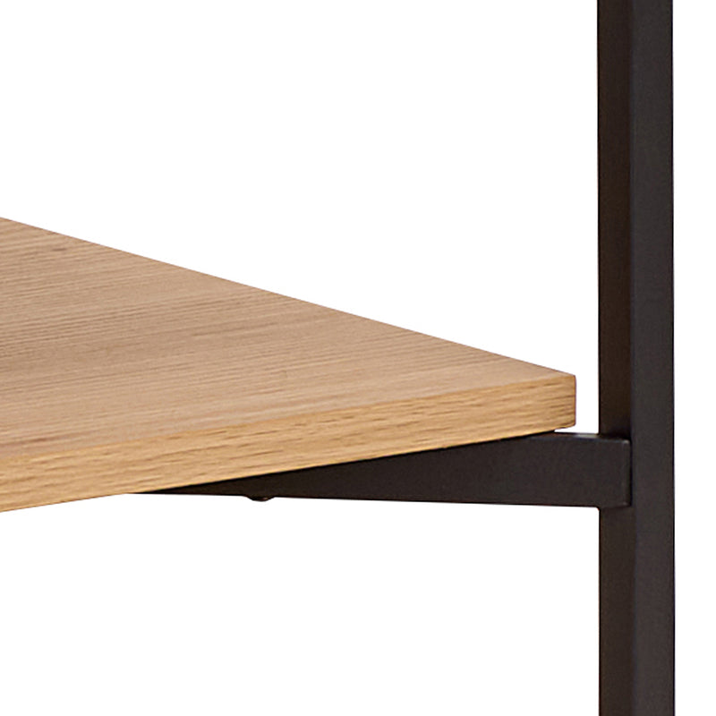 Jaipur Cabinet 2 Doors 3 Shelves With Oak Lamella Front – image 8