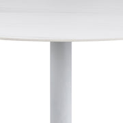 Malta Ceramic Round Bar Table – White – image 5