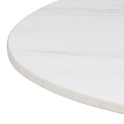 Malta Ceramic Round Bar Table – White – image 6