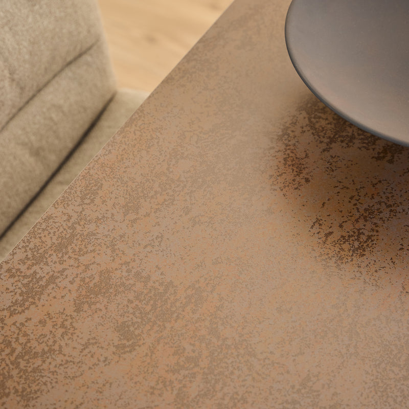 Heaven Dining Table with Ceramic Rusty Brown Top 135cm Included 4 Dean Beige Swivel Dining Chair – image 4