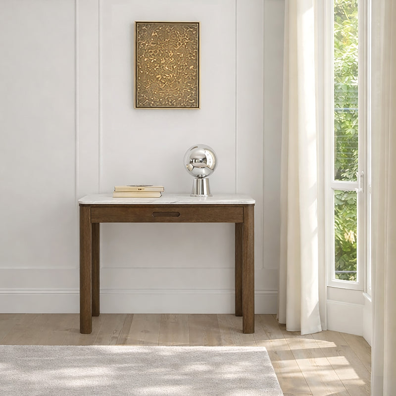 Southampton Console Table 1 Drawer in Cream Ceramic – image 5