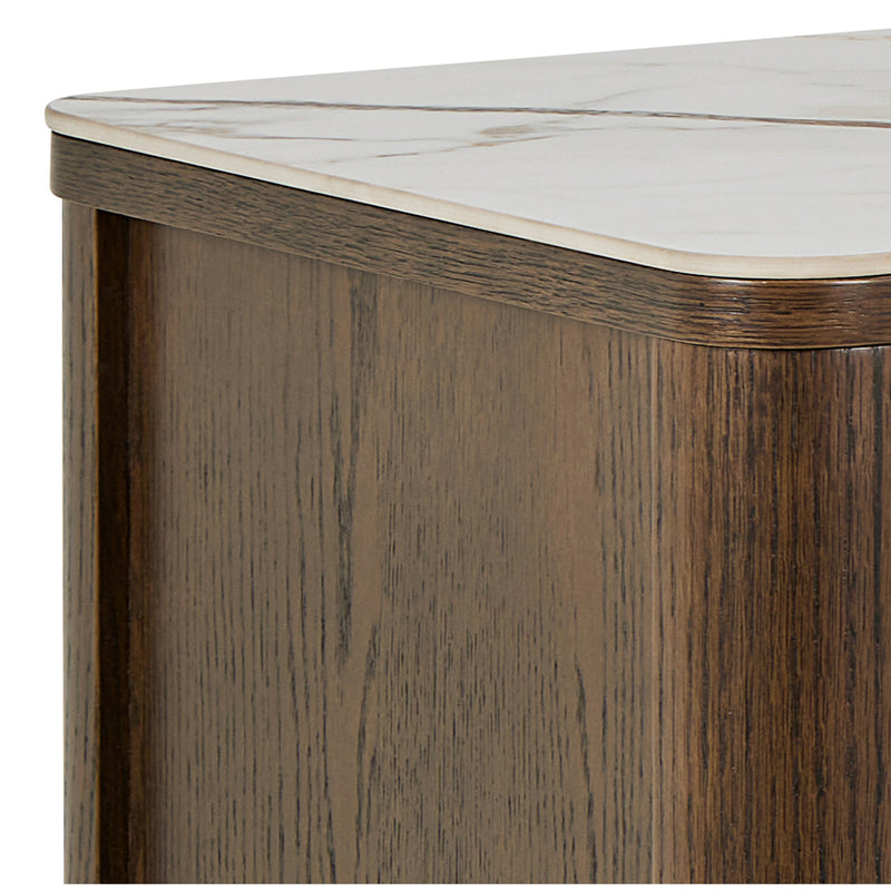 Southampton Sideboard With 2 Doors 2 Drawers and 2 Shelves in Cream Ceramic – image 10